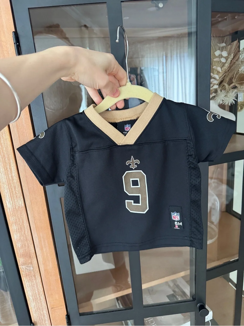 Saints NFL Nike Drew Brees #9 New Orleans football game jersey baby Louisiana
